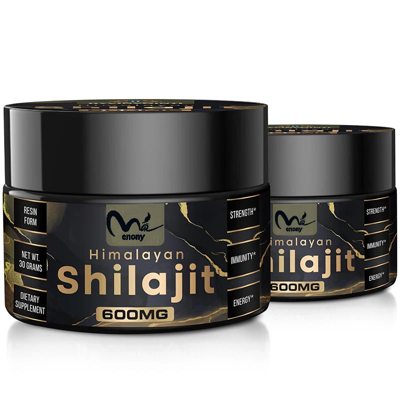 Shilajit Pure Himalayan Organic  Resin, 100% Pure Shilajit for Energy & Immune Support, Rich in Fulvic Acid & 85+ Trace Minerals